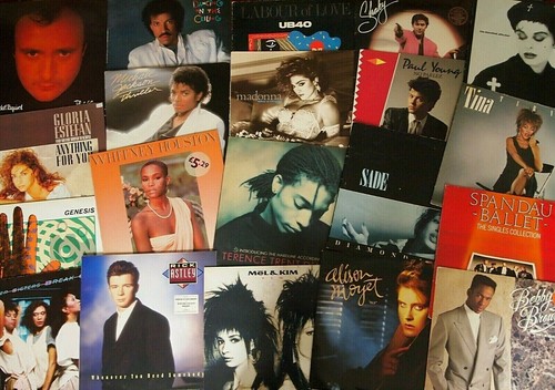 1980s vinyl albums job lot - 1980s,