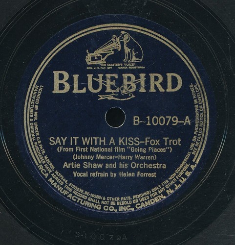 78tk jazz bluebird 10079 artie - 78tk-jazz-bluebird, 10079-artie